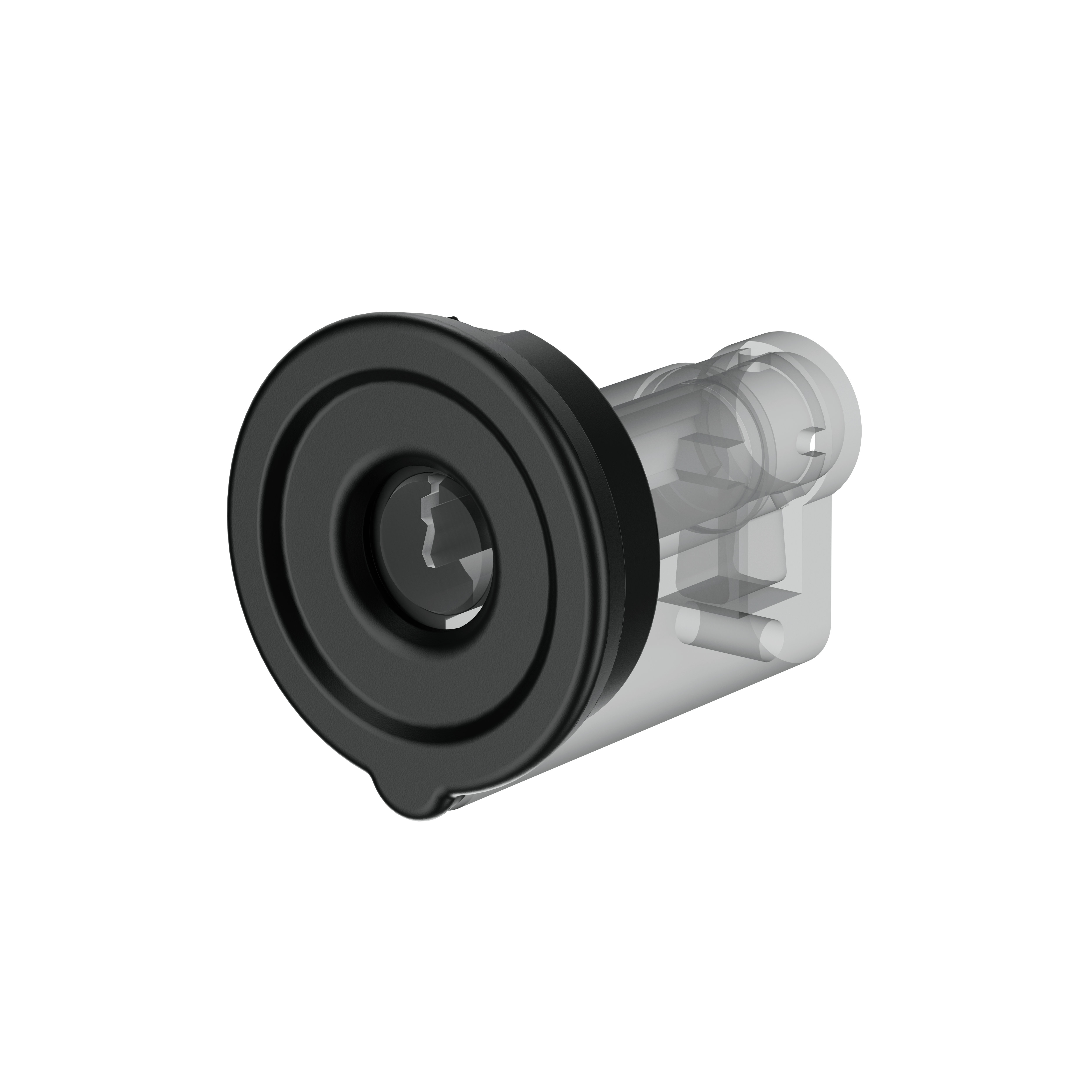 Escutcheon for Dual-Key Cylinder Swinghandle for iLOQ