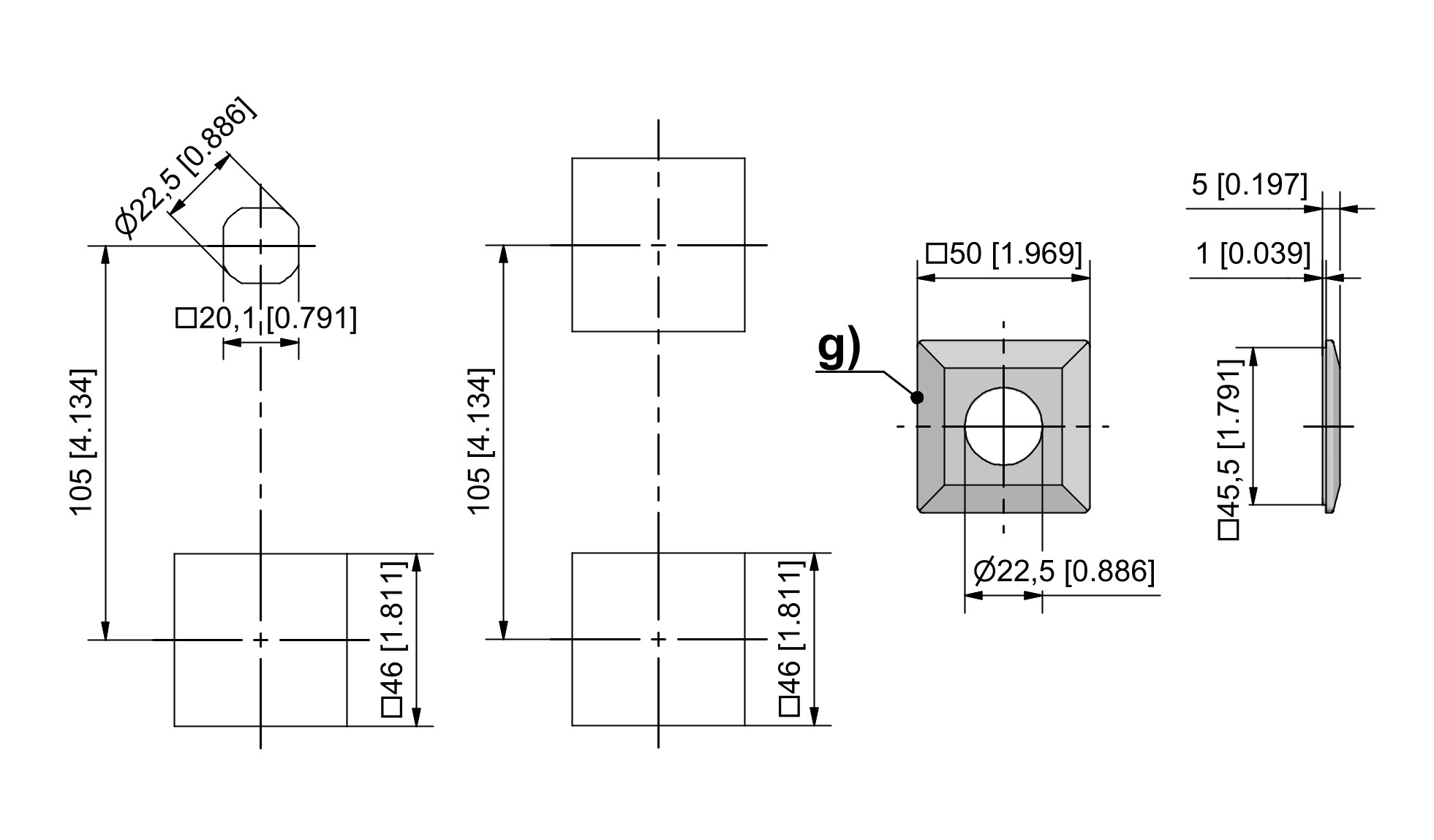 16636_DE_Einbauöffnung_105-en_GB E_MLE1101_Cutout